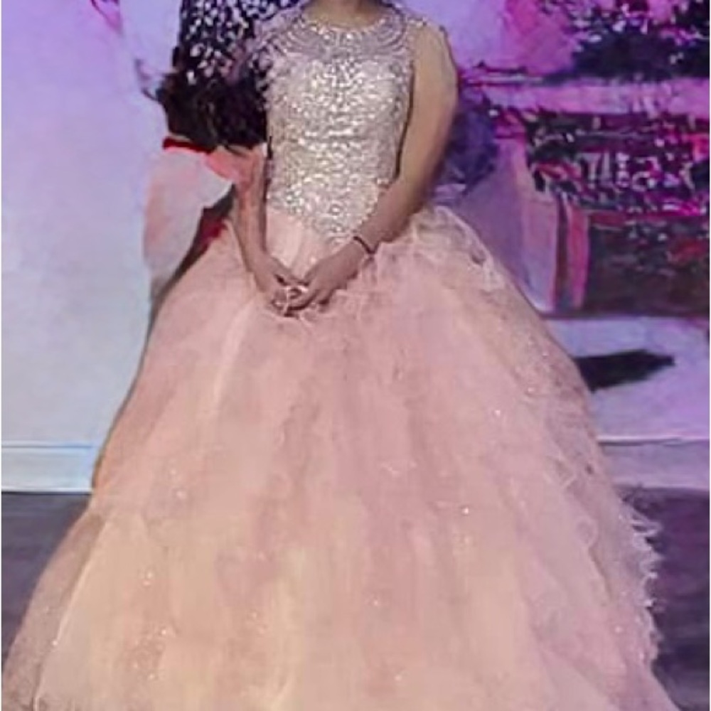 Glamorous Rose Gold Gown from Quinceanera collection